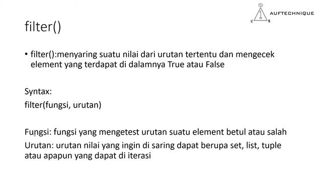 30. [Tutorial Python untuk Pemula] Penggunaan lambda, map dan filter смотреть онлайн
