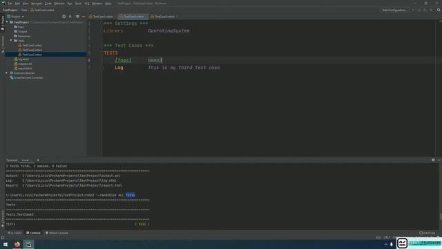 Robot Framework Tutorial Part 8 - Robot Command And Logs смотреть онлайн