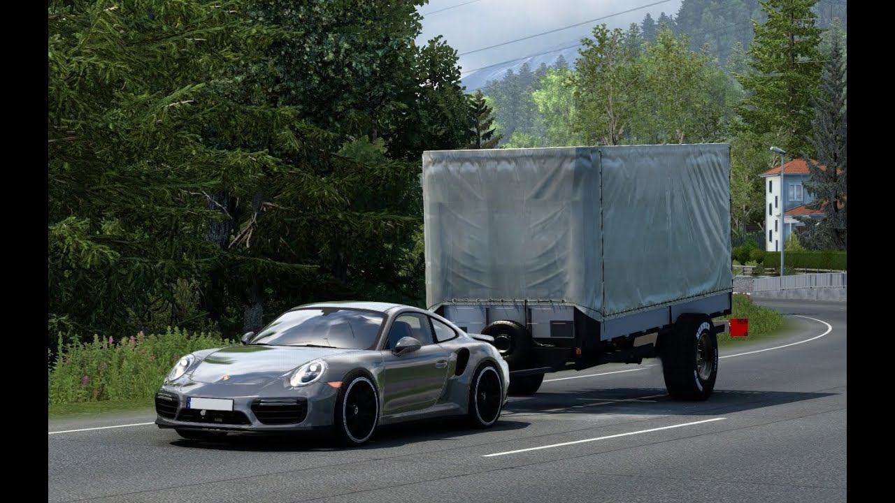 [ETS 2] Porsche 991.2 911 Turbo S 2016_Delivery From Zaltsburg,Mount Grossglockner through the Alps смотреть онлайн