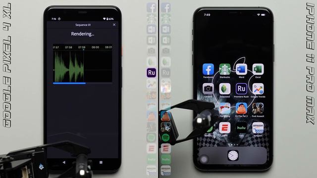 Google Pixel 4 XL vs. iPhone 11 Pro Max Speed Test смотреть онлайн