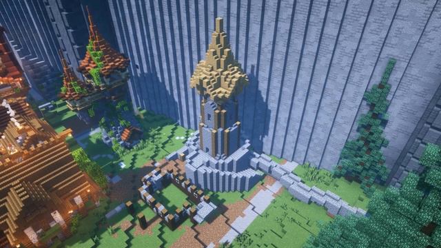 TOWN IN MINECRAFT / TIMELAPSE MINECRAFT смотреть онлайн