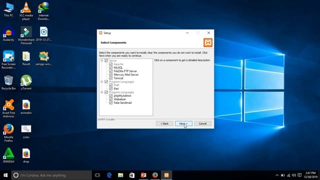 Installing XAMPP on Windows for PHP/MySql смотреть онлайн