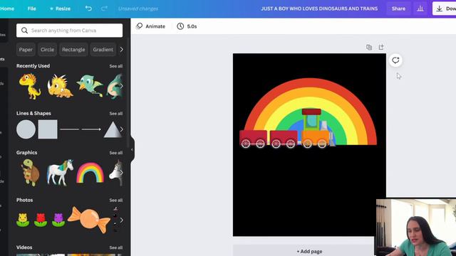 Canva POD tutorial: How to create a simple kids design for print on demand using text and graphics. смотреть онлайн