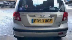 Z149 Hyundai Getz 2004, 1.3, бензин, АКПП