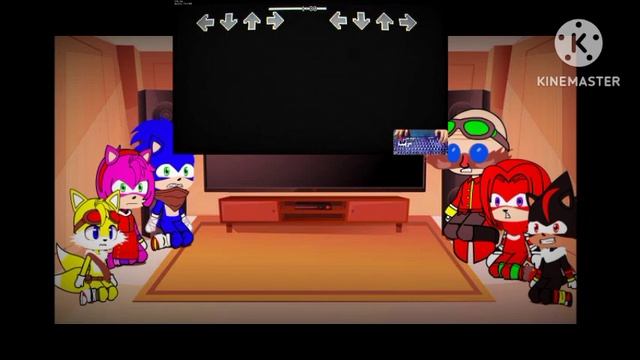 sonic boom react to fnf tails zalgo and eggman evil animation смотреть онлайн