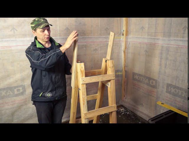 Как сделать стремянку-трансформер из дерева. смотреть онлайн