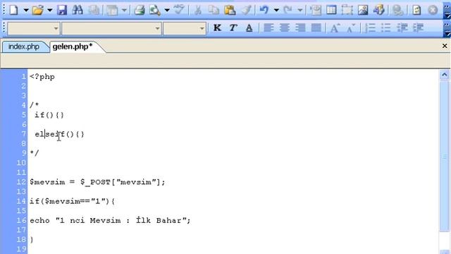 Ders 7 Php If ElseIf ve Else Kontrollleri смотреть онлайн
