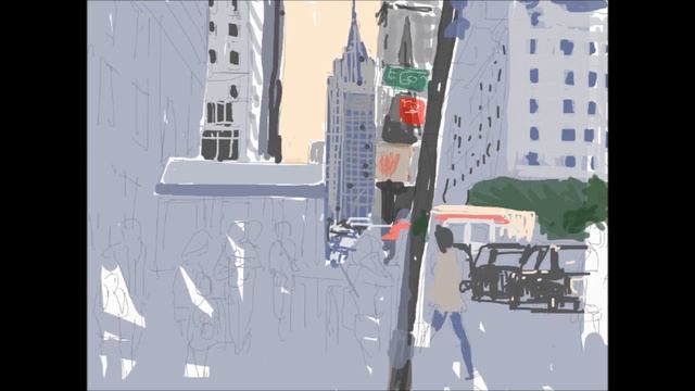 Ipad Art New York Fifth Avenue: Sketch Club Video: Speed Paint смотреть онлайн