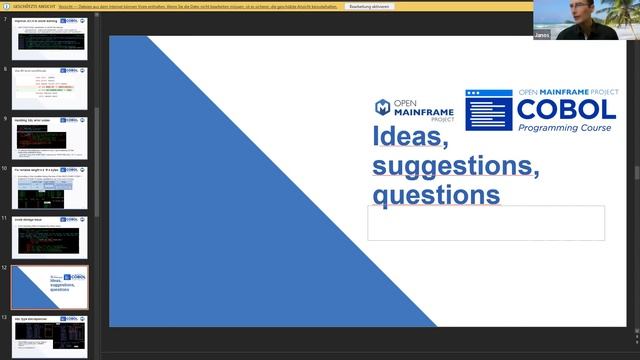 COBOL Programming Course Q4 Webinar (Dec 2022) смотреть онлайн