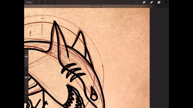 How to draw Old School Shark Tattoo смотреть онлайн