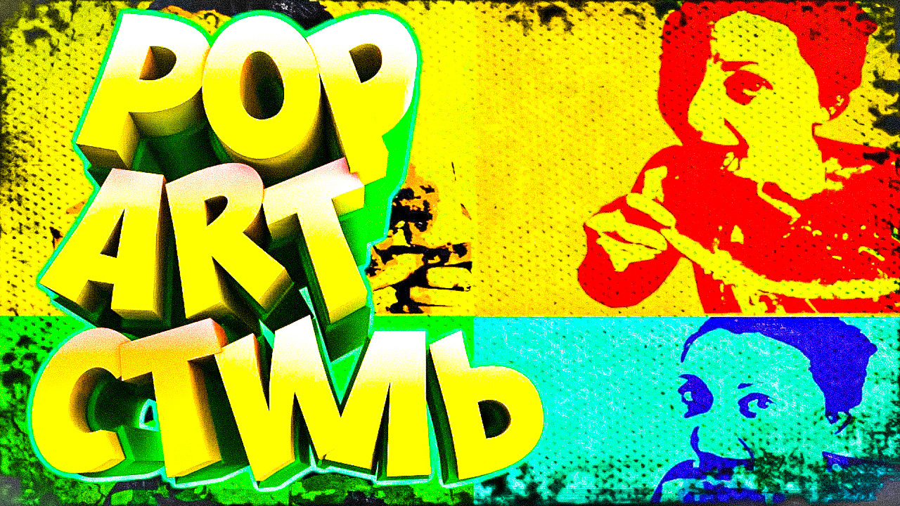 Как нарисовать портрет в стиле поп арт Pop Art своими руками смотреть онлайн