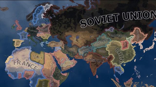 Hoi4 Timelapse: Europe VS Asia смотреть онлайн