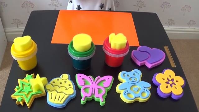 ♥ ПАЛЬЧИКОВЫЕ КРАСКИ ШТАМПЫ ПЕЧАТИ ОТПЕЧАТКИ ЛАДОШЕК Развитие ребенка и Детское творчество смотреть онлайн