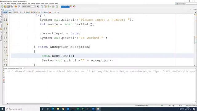 CP12 JAVA - Exception Handling - Try Catch Blocks смотреть онлайн