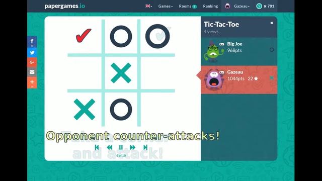 Tic-Tac-Toe - How to win - Lesson #4 смотреть онлайн