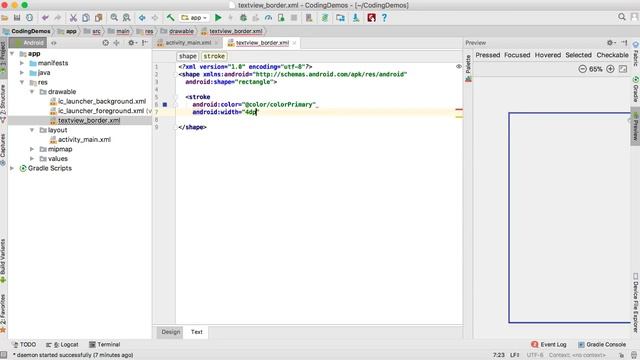 How to Draw Android TextView Border (Explained) смотреть онлайн