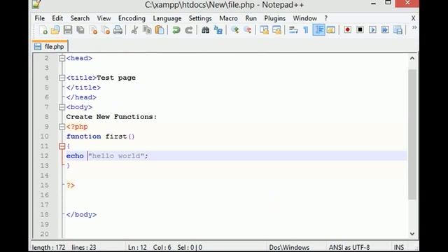 PHP Tutorials in Tamil 30 Create Your Own Function смотреть онлайн