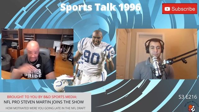 "BREAKING NEWS" HOW GOING LATE IN THE 1996 NFL DRAFT MOTIVATED ME | NFL PRO STEVE MARTIN смотреть онлайн