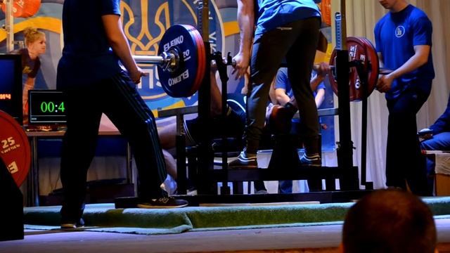 Вадим Сорока(Сумы) жим лежа 172,5 кг Чемпионат Украины смотреть онлайн