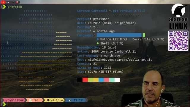 Información de tus repositorios GIT desde la terminal a lo Neofetch смотреть онлайн