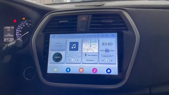 Suzuki S-Cross removal andorid radio CarPlay + parking camera смотреть онлайн