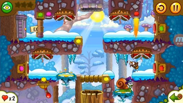 Let's Play - Snail Bob 2, Level 4-30, Winter Story смотреть онлайн