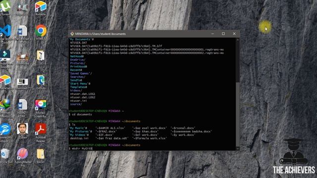 Working With Directories - Git Bash смотреть онлайн
