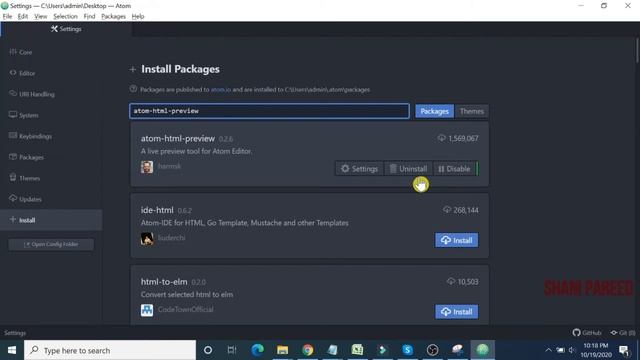 How to Install Atom IDE on Windows 10 |2021|Easy смотреть онлайн