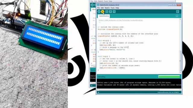 Wireless Upload Arduino UNO Sketch Via Bluetooth HC-05 смотреть онлайн