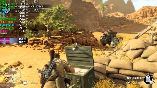 Sniper Elite 3 [High] RTX 3080 - 13600K 5.1GHz 1440P смотреть онлайн