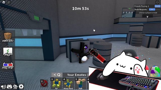 играем в мм2 с bongo cat🙀🙀 смотреть онлайн