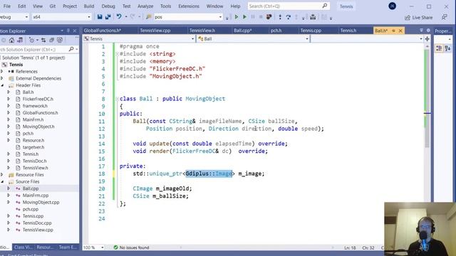 C++ / MFC Programming : Let's create a tennis Game from scratch using MFC / SDI , Part 2 смотреть онлайн