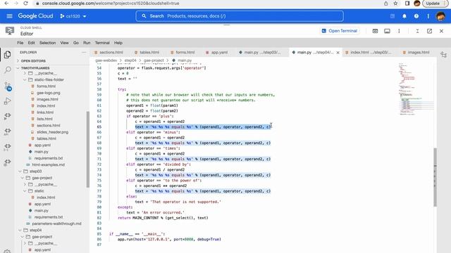 CS1520 Lecture 12b: Demo of Handling HTTP Parameters in a Calculator Google App Engine Application смотреть онлайн