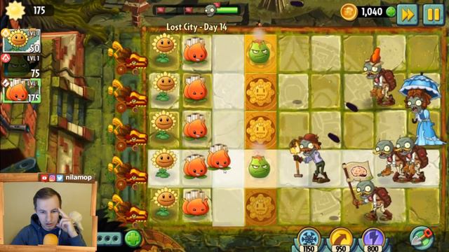 РАСТЕНИЯ ЛАВА ГУАВА ПРОТИВ ЗОМБИ ИЗ ЛОСТ СИТИ | Plants vs Zombies 2 It’s About Time 2 #31 смотреть онлайн