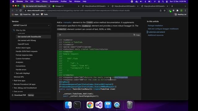 Autogenerating API Documentation for C# .NET Core RESTful Web APIs Using Swagger смотреть онлайн