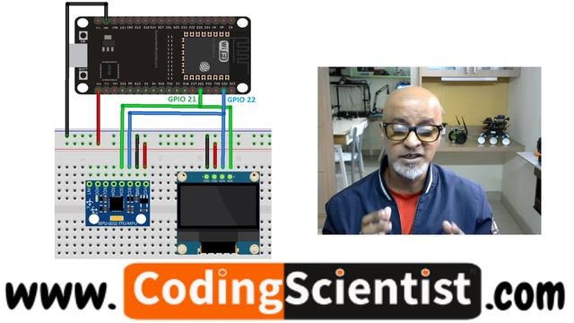 Lesson 13 Accelerometer, Gyroscope and Temperature OLED смотреть онлайн