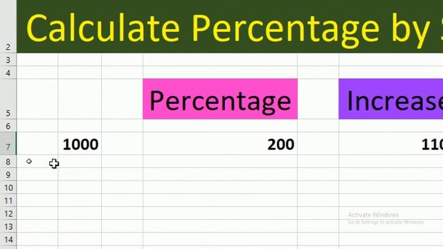 Calculate Percentage by Shortcut method in Excel 2016 in Hindi | Part-109 смотреть онлайн