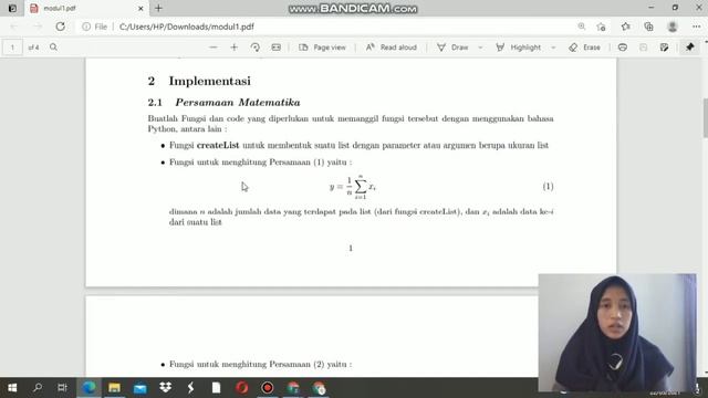 Implementasi Persamaan Matematika Menggunakan Python смотреть онлайн
