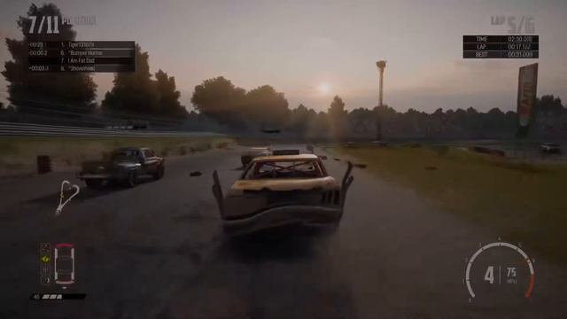 Playing Wreckfest with my Cousin War Pig 3