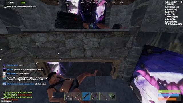 Попытка выйграть турнир BaseInvaders через ртшку в rust / раст смотреть онлайн