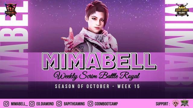 MATCHDAY] WEEKLY SCRIM by MIMABELL WEEK 15 - SQUAD BATTLEROYAL TOURNAMENT | Call of Duty®️: Mobile смотреть онлайн