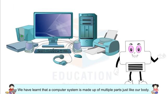Uses Of a Computer and Monitor, Keyboard, CPU and Mouse смотреть онлайн