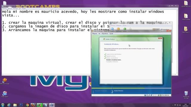 Windows Vista en VirtualBox смотреть онлайн