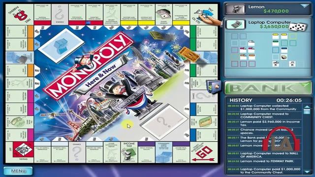 Monopoly Here And Now Board Game Is Harder Then Rento Fortune 3D (GAMINGwithLA) Full Gameplay смотреть онлайн