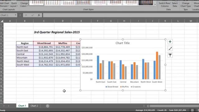 Microsoft Office EXCEL | How to use CHART - 6 смотреть онлайн