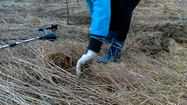 Коп с МД-4030 на выбитом поле смотреть онлайн
