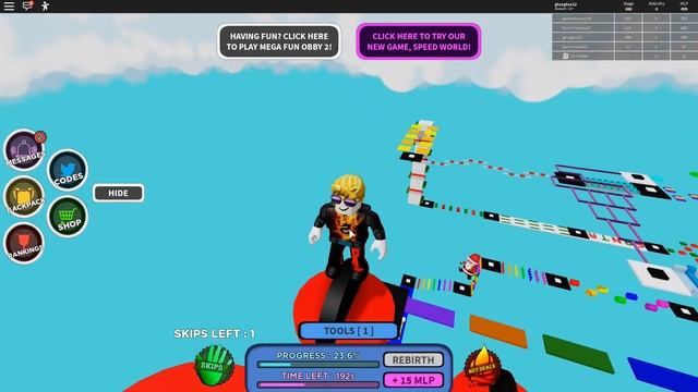 Разноцветный паркур как РАДУГА (Roblox) смотреть онлайн