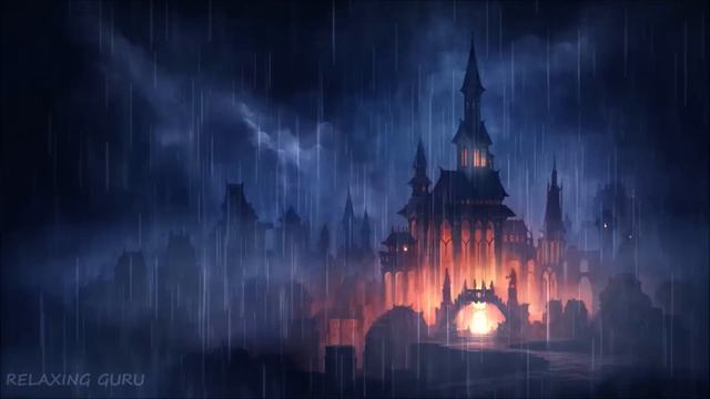 Loud Thunderstorm Sounds With Heavy Rain, Very Intense Thunder And Powerful Lightning Strikes