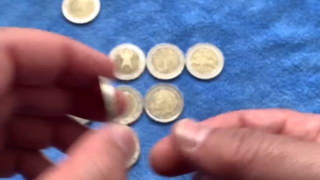 2 euro coins, Euros THIS VIDEO WILL BE 1.000.000 VIEWS SOON смотреть онлайн