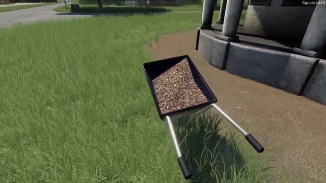 Mulch Job | Landscaping | New Wheelbarrow & Shovel | Dump Trailer | 2020 SuperDuty | FS19 смотреть онлайн